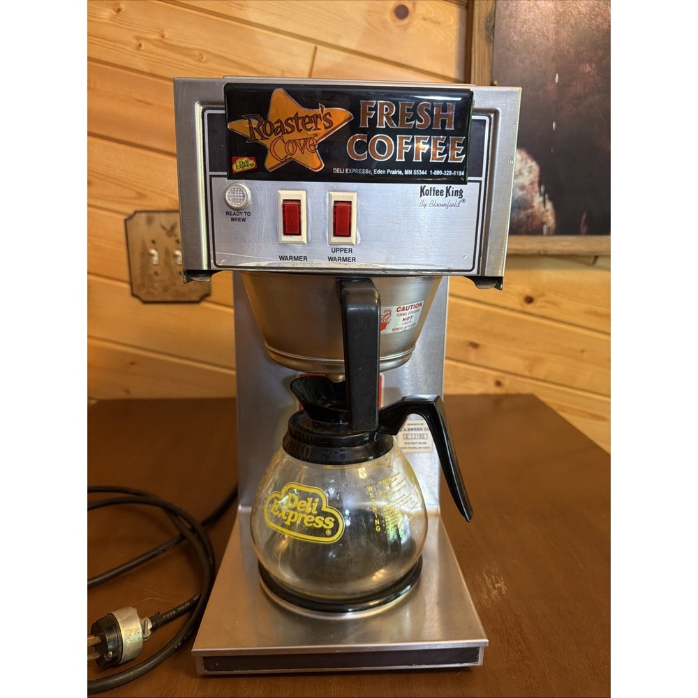 Bloomfield Koffee King Coffee Maker w/ Pot Warmer Restaurant Style Tested Carafe